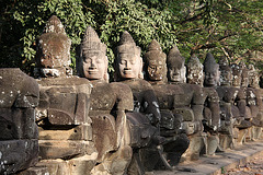 Guarding the Entrance to Angkor Thom