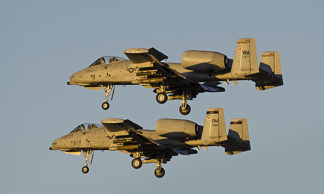 Fairchild A-10C Thunderbolts 78-0684 and 81-0977