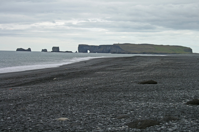 Black sand beach at Reynisfjara
