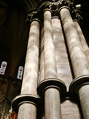 ely cathedral c13 purbeck shafts