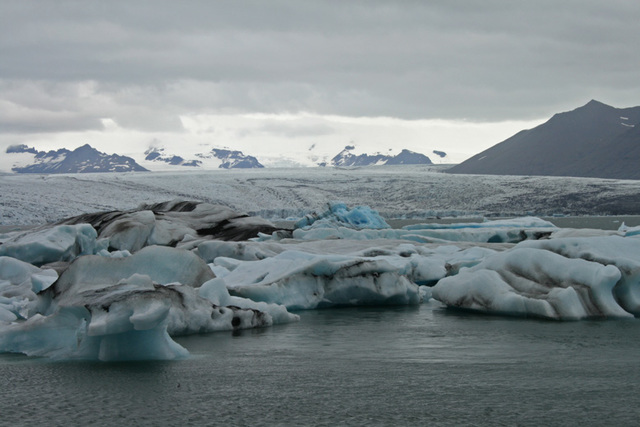 Ice filled lagoon