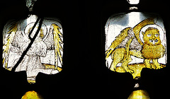 doddiscombsleigh church , angel, lion