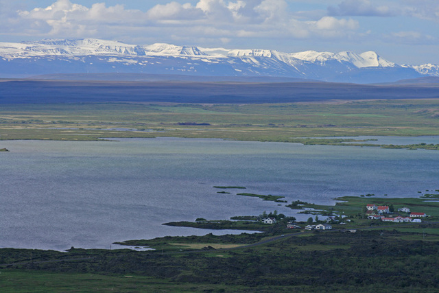 View from the rim of Hverfell over Mývatn