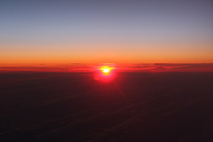 Sunset from above