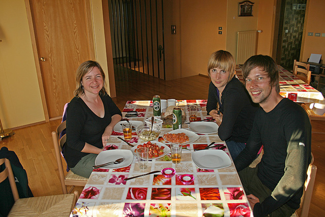 Dining in Húsavík with Judith and Sicco