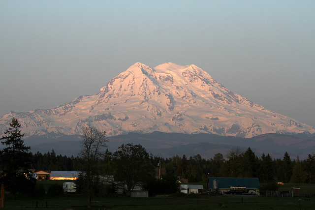 Last Light on Rainier