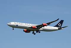 Star Alliance-Scandinavian Airlines Airbus A340 OY-KBM