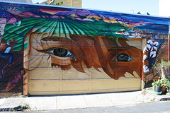 Mission district mural, San Francisco