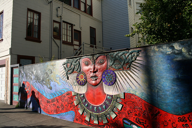 Mission district mural, San Francisco