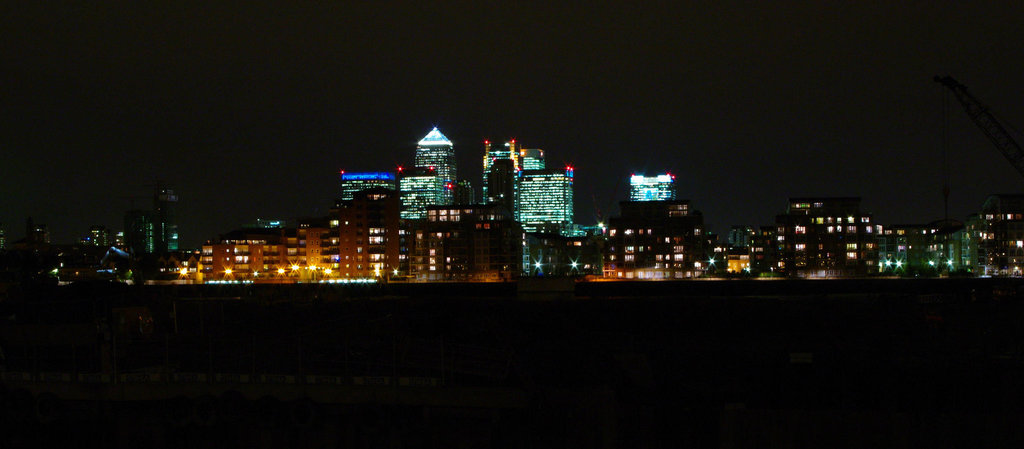 C Wharf at night