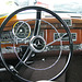 Mercs at the National Oldtimer Day: dashboard of the 1959 Mercedes-Benz 300 Dora