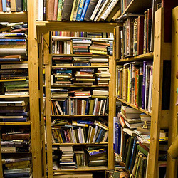 Inside the bookshop