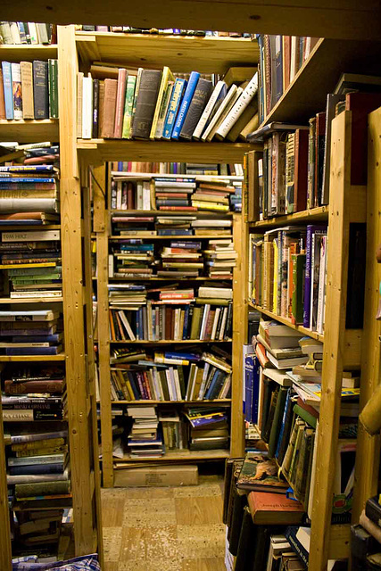 Inside the bookshop