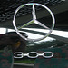 Mercs at the National Oldtimer Day: badge of the 1959 Mercedes-Benz 300 Dora