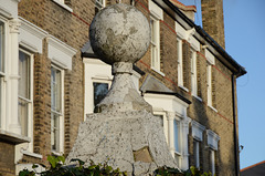 Large stone ball