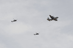 USAF Lockheed HC-130J Hercules and Sikorsky HH-60G Pave Hawks