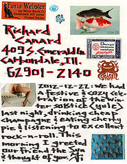 yuletide postcard for richard (front & back)