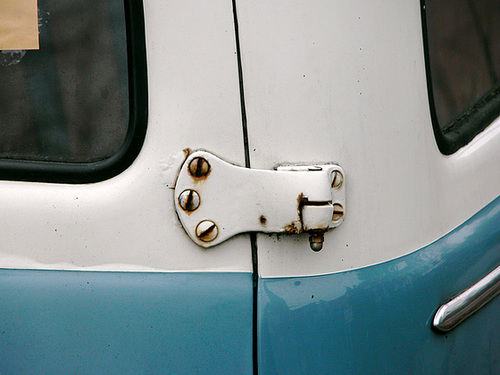 1964 Volvo 210 - rear door hinge