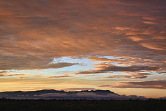 The Mule Mountains At Sunrise
