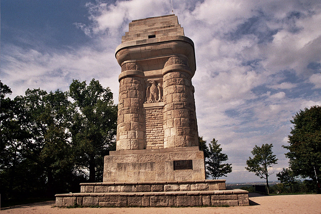 A recent shot of the Bismarck Tower in Stuttgart