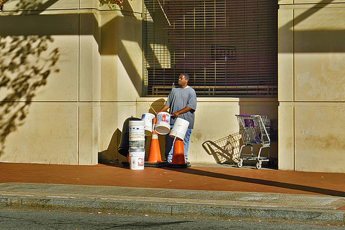 Drumming Up Business – 7th Street at F Street N.W., Washington, D.C.