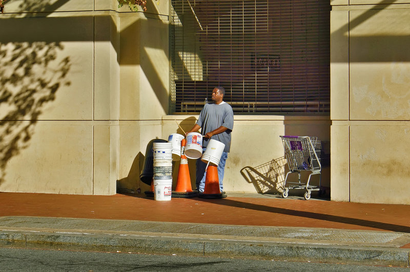 Drumming Up Business – 7th Street at F Street N.W., Washington, D.C.