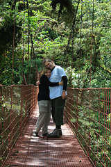 A Cuddle On A Bridge