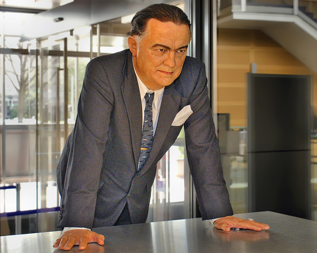 J. Edgar Hoover as Captued by Madame Tussaud's – Newseum, Pennsylvania Avenue, Washington NW, DC