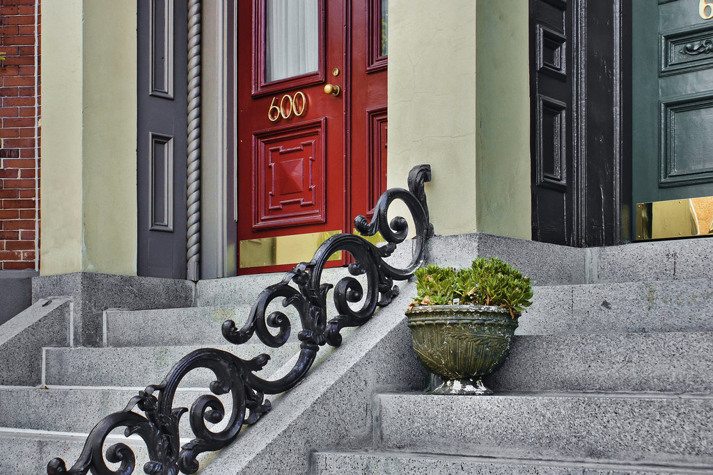 The Front Steps – Massachusetts Avenue, Boston, Massachusetts