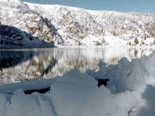 ce même Lac Blanc...vu d'en bas...