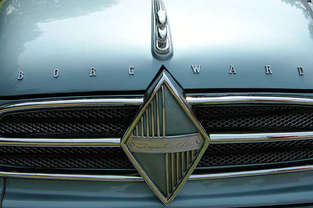 Car Badges at the National Oldtimer Day in Holland: Borgward Isabella Coupé