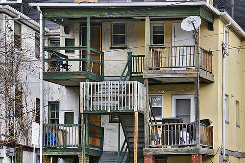 Home of the Not Quite So Square Deal – Bates Street and McKee Place, Pittsburgh, Pennsylvania