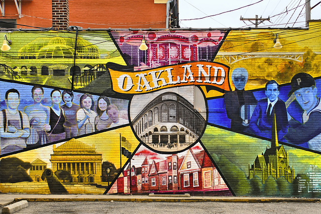 Oakland Mural – Atwood Street, Pittsburgh, Pennsylvania