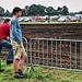 Boys watching the tractors