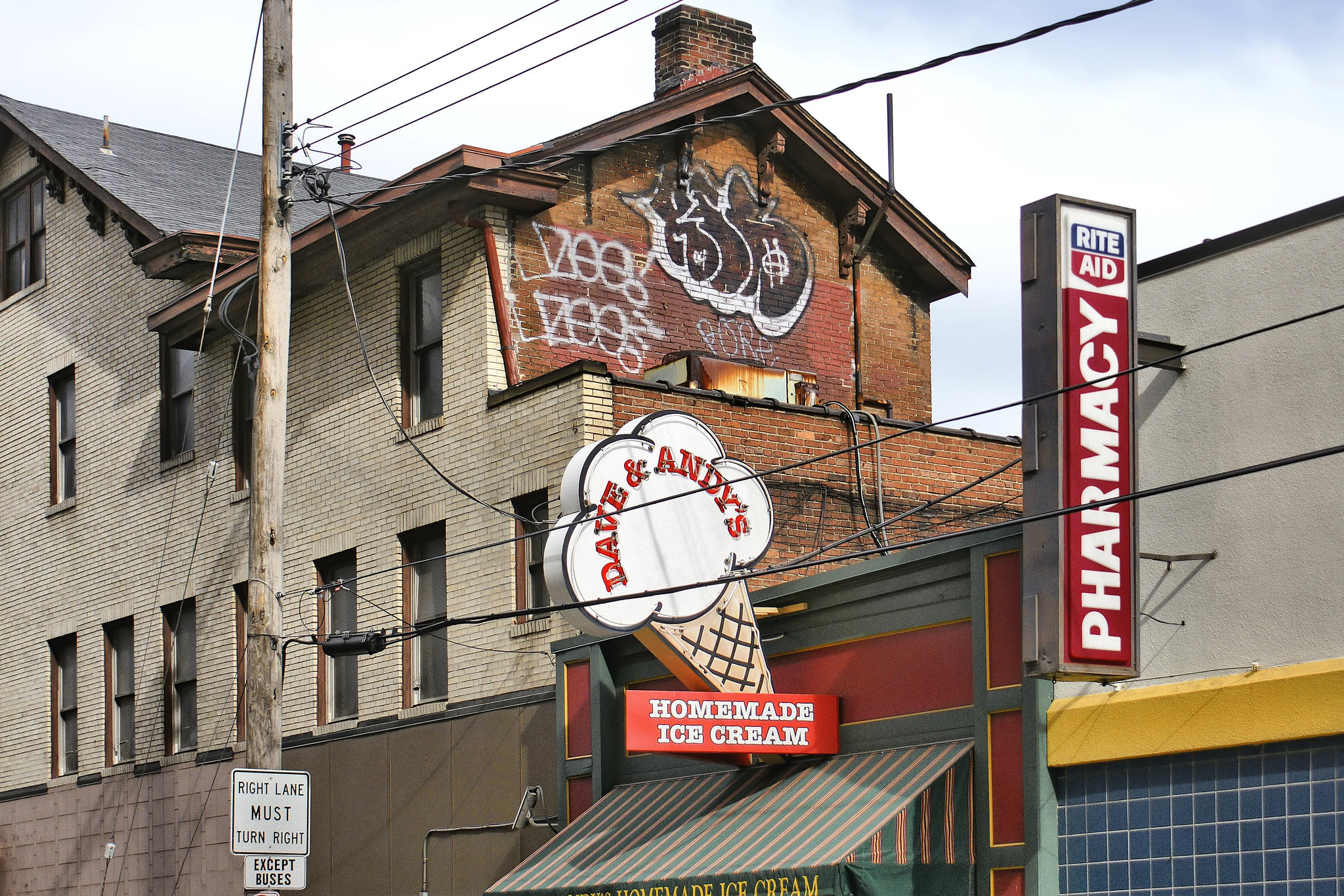 Homemade Ice Cream – Atwood Street at Forbes Avenue, Pittsburgh, Pennsylvania