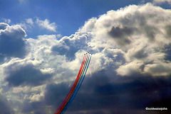 Red Arrows over the Moray Firth