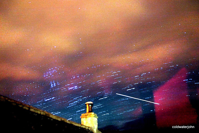 Starry, cloudy night! Starry, cloudy night!