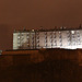 Edinburgh Castle at night from Cornwall Street - HDR