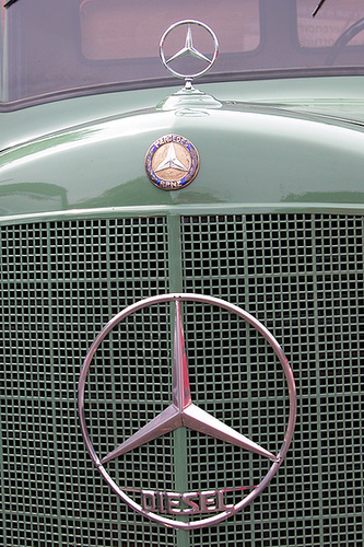 Car Badges at the National Oldtimer Day in Holland