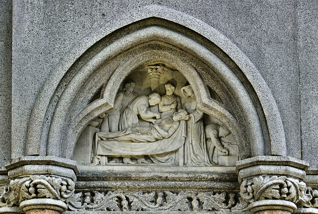 Ether Monument, Side Panel – Public Garden, Boston, Massachusetts