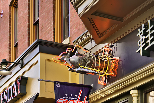 The Rocket Sign – 7th Street N.W., Between G and H Streets, Washington, D.C.