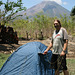 Camping in a Volcano's Shadow