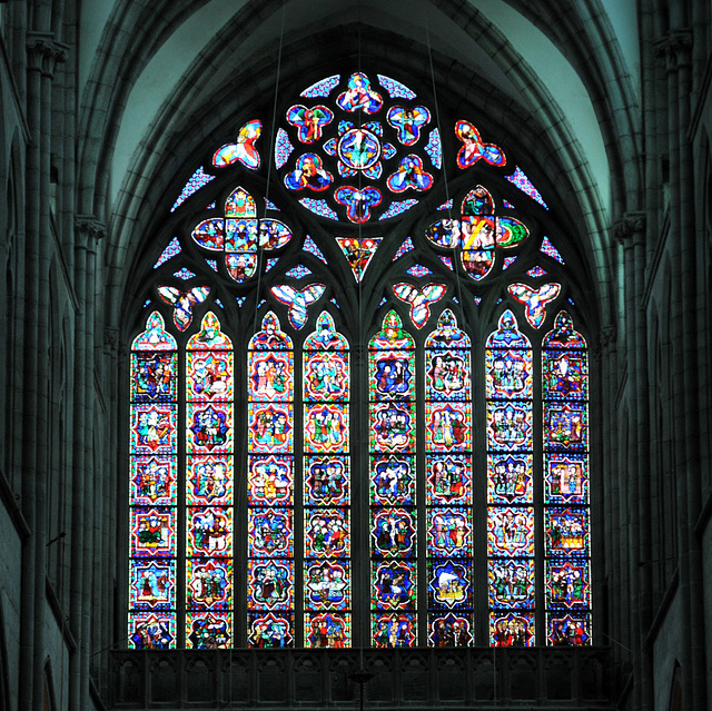 Vitraux du choeur de la Cathédrale de Dol-de-Bretagne