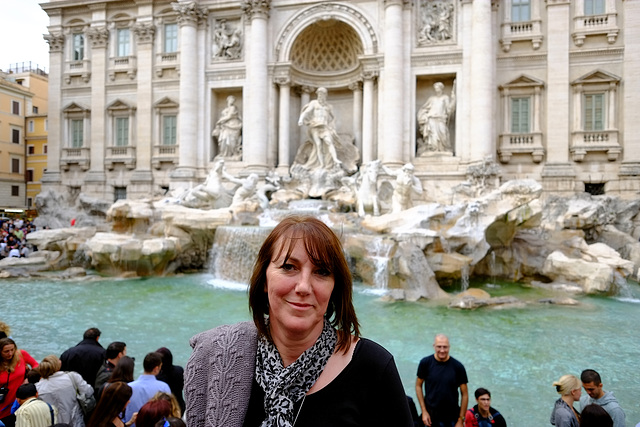 Rome Honeymoon Fuji XE-1 Trevi Fountain 1