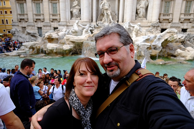 Rome Honeymoon Fuji XE-1 Trevi Fountain 3