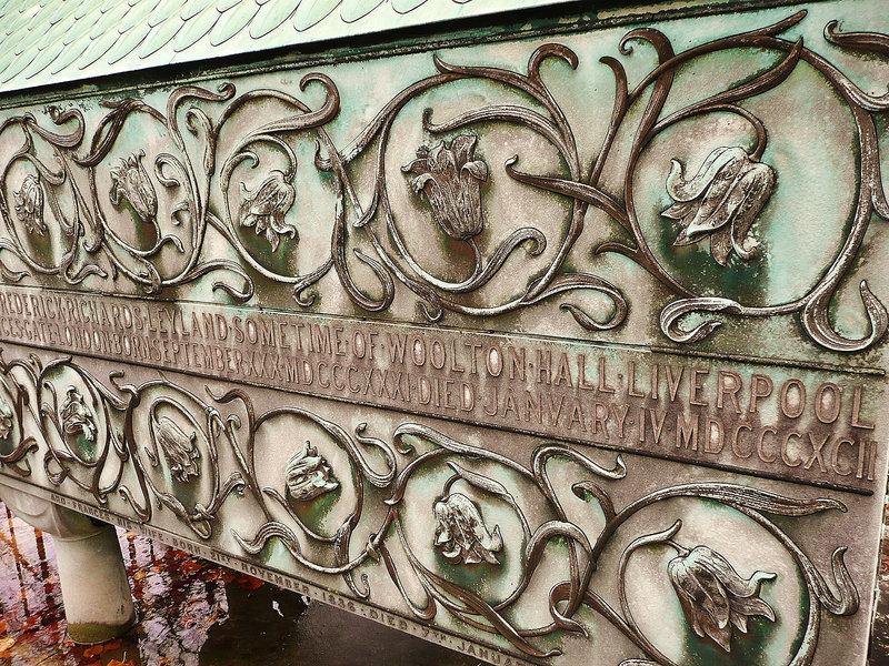brompton cemetery, earls court,  london,tomb of frederick leyland, 1892, by burne jones