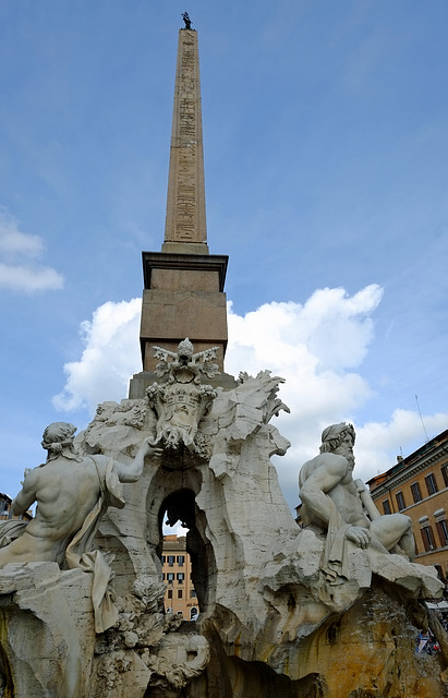 Rome Honeymoon Fuji XE-1 Piazza Navona Fontana dei Quattro Fiumi 5