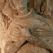 st.mary's church, luton,monument to william wenlock, master of the farley hospital in luton, who died in 1392. note the prayer scroll and crenellations around the tomb chest, both uncommon designs.