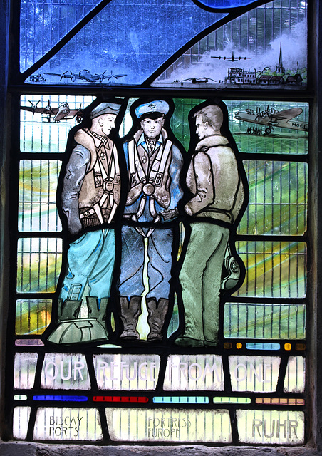7 Squadron Memorial Window, All Saints Church, Longstanton, Cambridgeshire