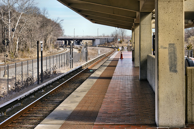 Waiting for a Train – Greenbelt, Maryland